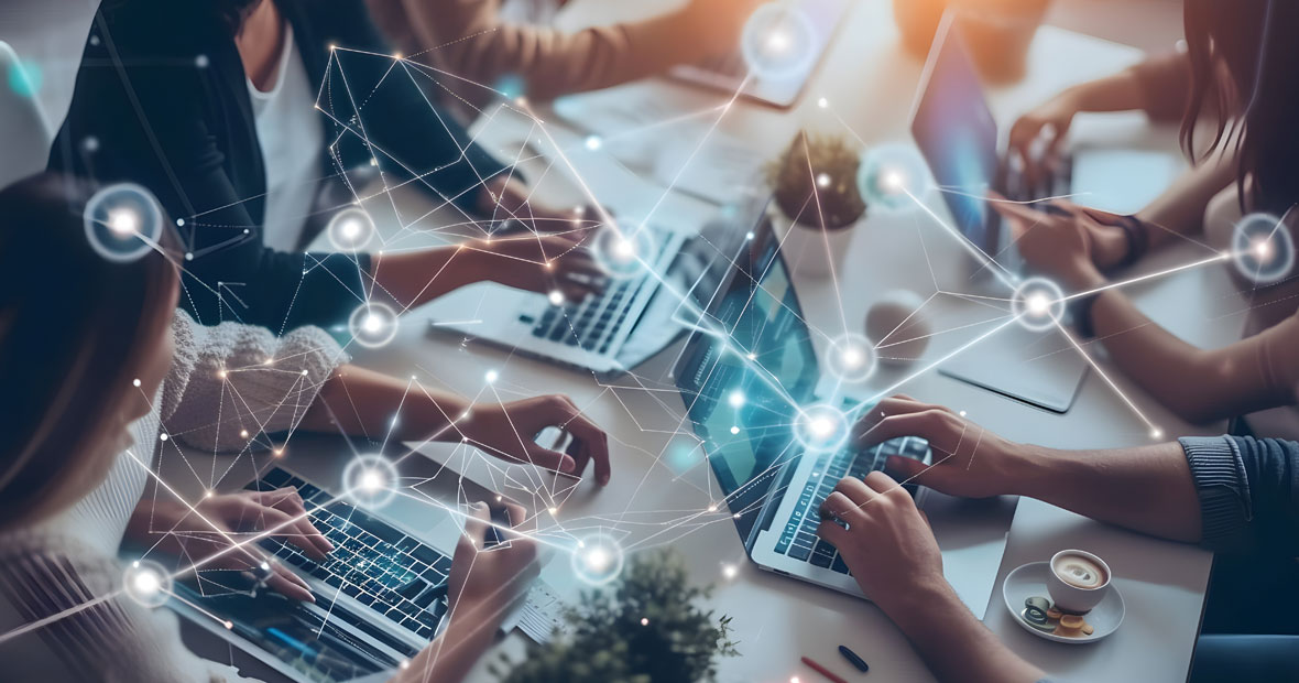 Technologie auf den Arbeitsplatz